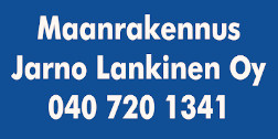 Maanrakennus Jarno Lankinen Oy logo
